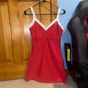 Nike hot pink tennis dress